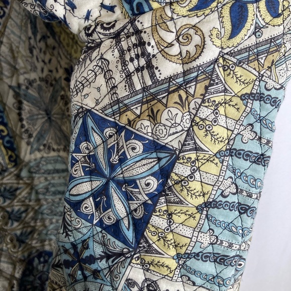 BonWorth Women's Quilted Reversible Utility Jacket - Blue and Yellow Sz L - Picture 8 of 13